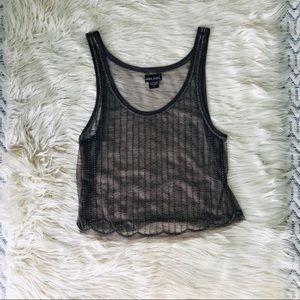 | Metallic Grey Beaded Top |